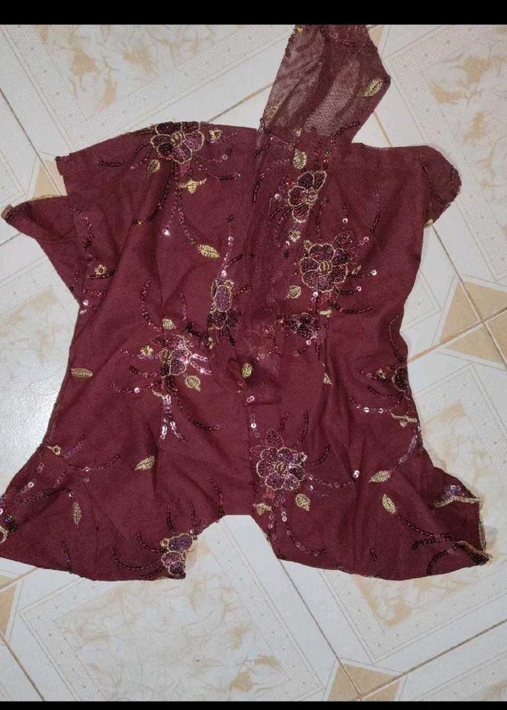 Embellished Dupatta Scarf