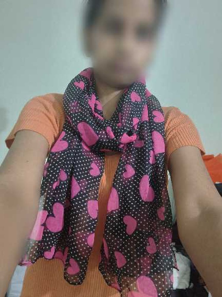 Heart Print Dupatta