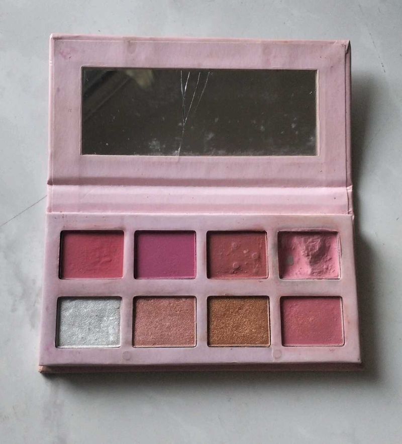 Pink Blush and Highlighter Palette