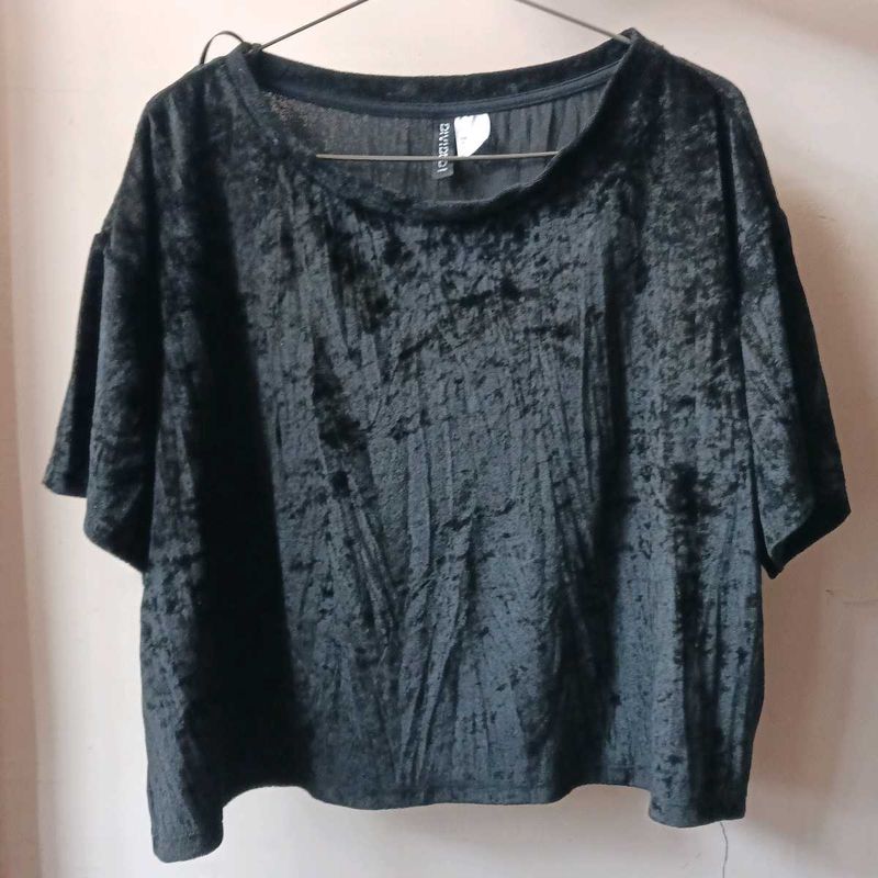 Black Velvet Top