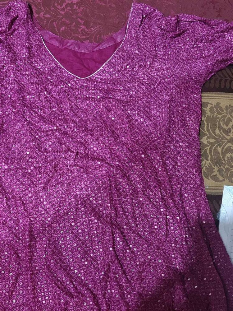 Sparkling Purple Blouse