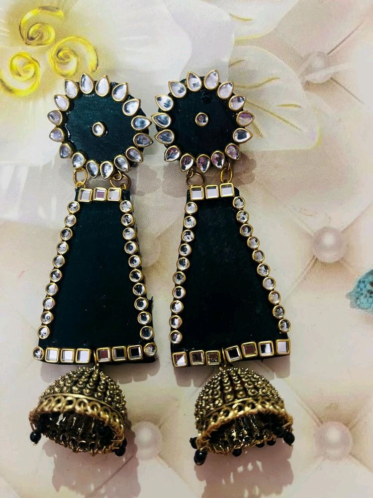 New Fabric Hand Made Earrings &amp; Have &amp;Party Wear