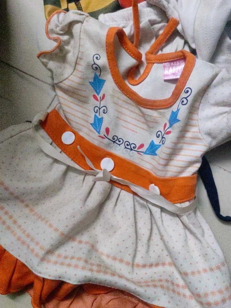 bundle of Cute Baby Girls Dress