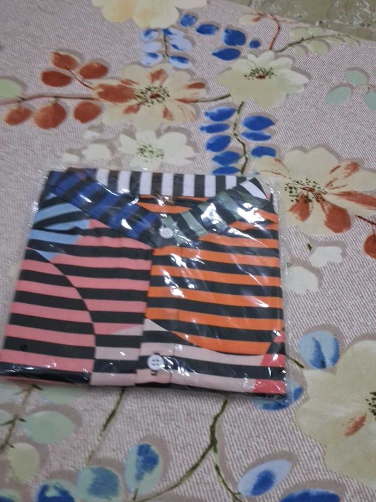 Striped Button-Down Shirt.