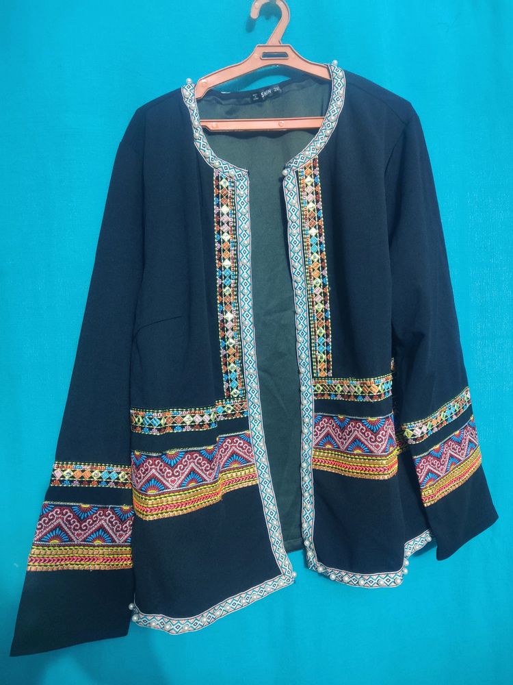 Black Embroidery Jacket