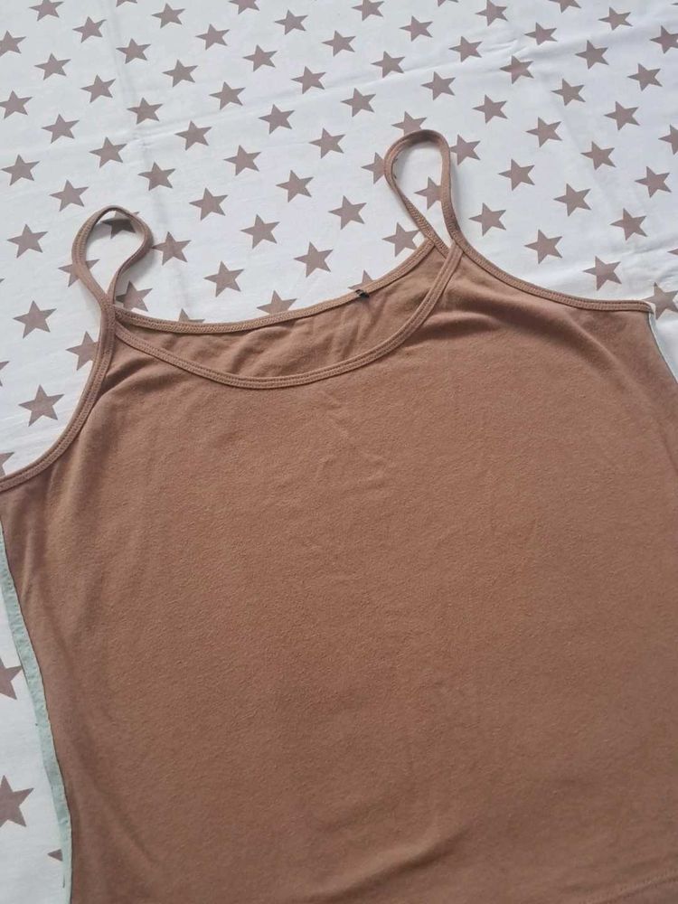 Comfortable Brown Camisole Top