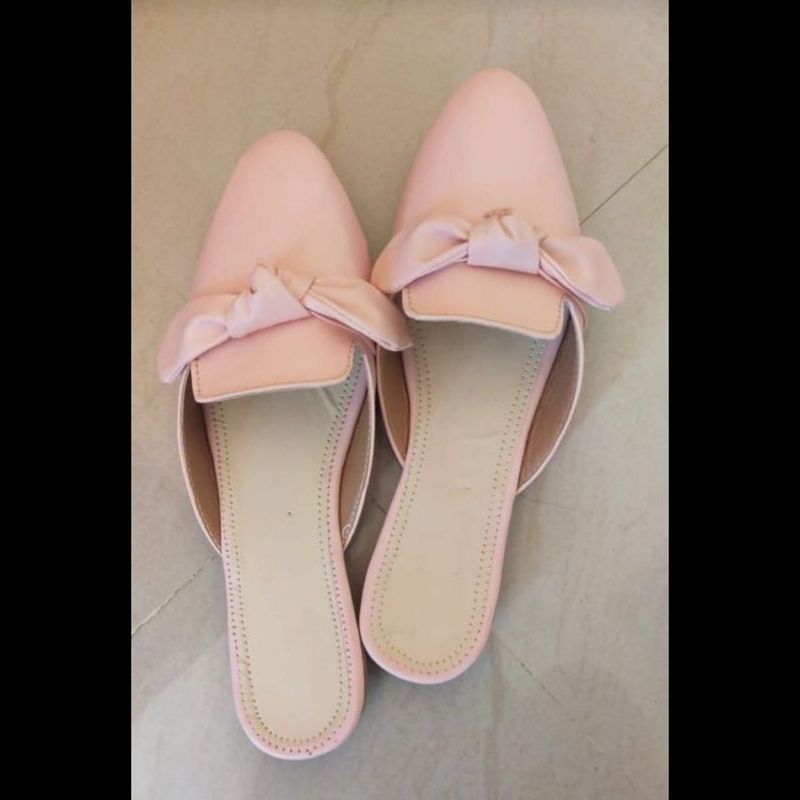 Pink Bow Flats