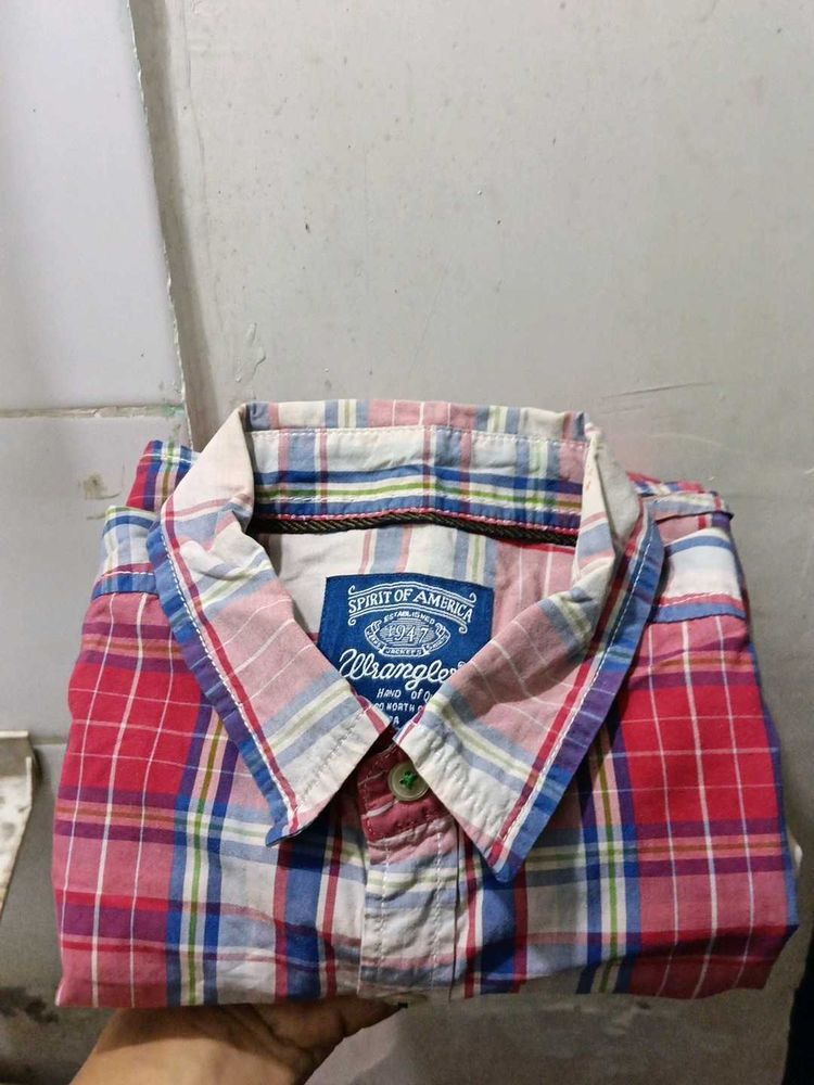 Wrangler "Spirit of America" Plaid Shirt