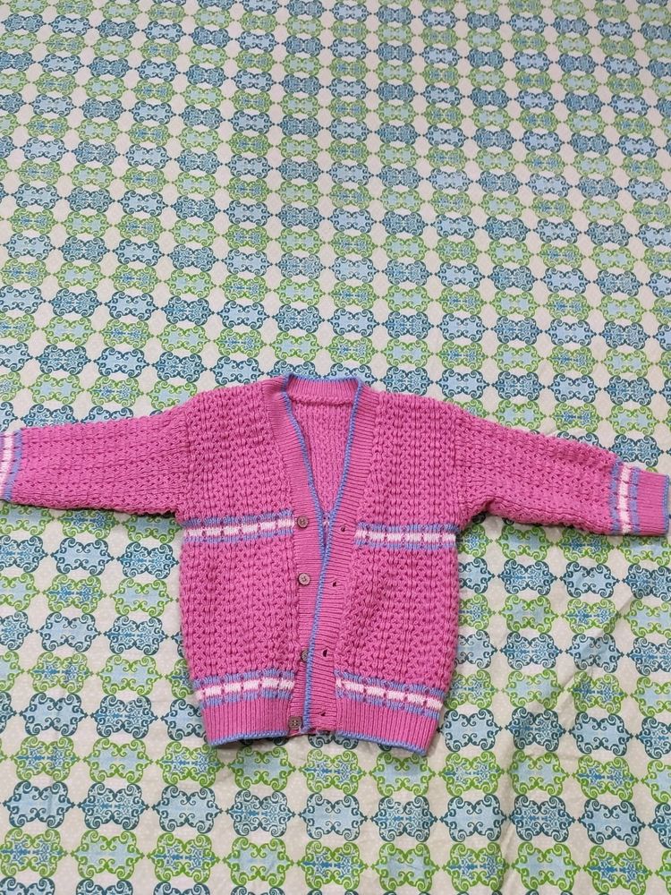 Pink Sweater (2-4years) - On Cash (NO COINS)
