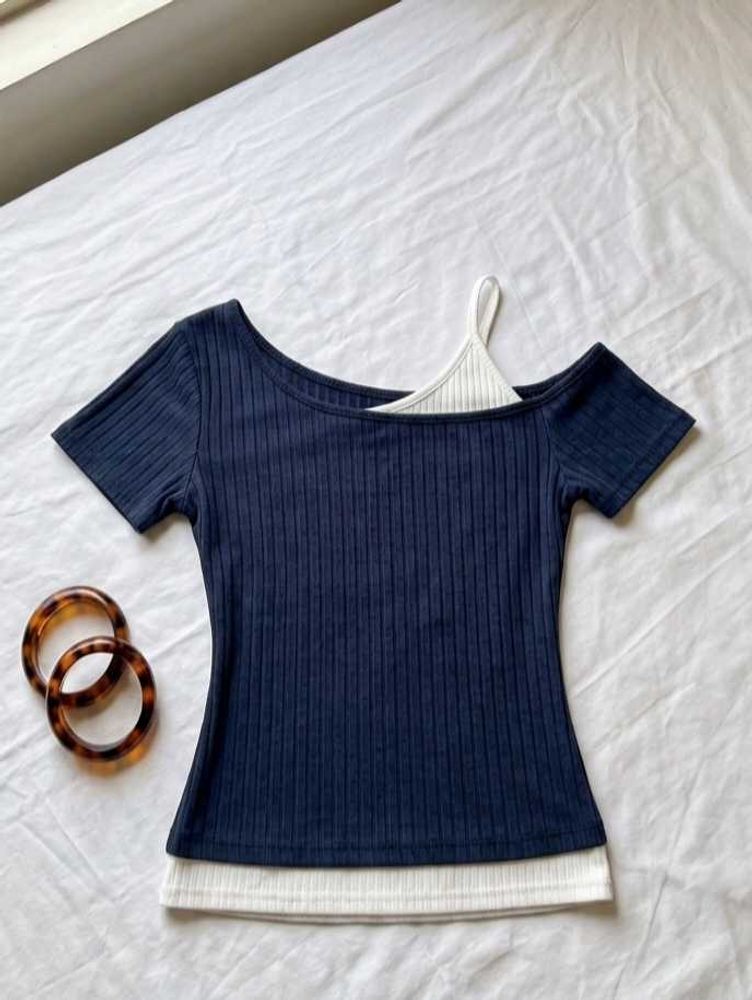 y2k layered top ☆