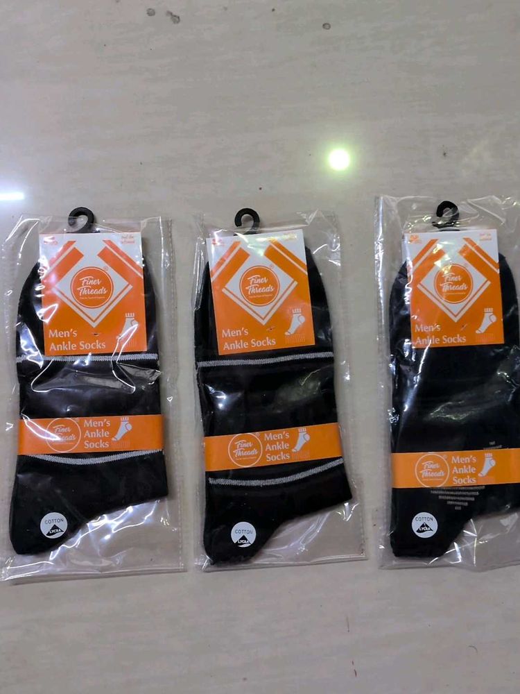 Tiger Threads Men's Socks (3 Pairs)
