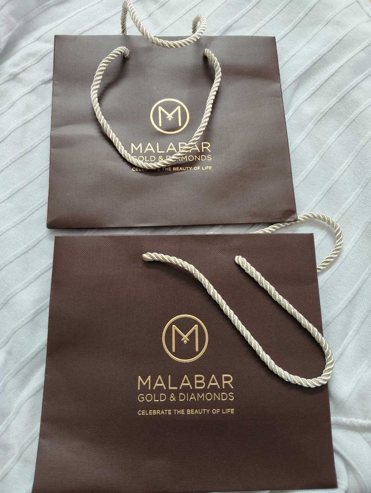 Malabar Gold &amp;Diamonds Tote Bag(2Pc)