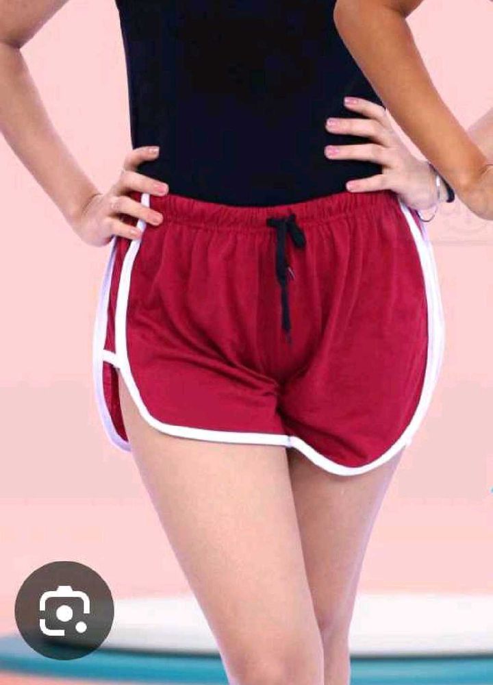 Red Retro Shorts