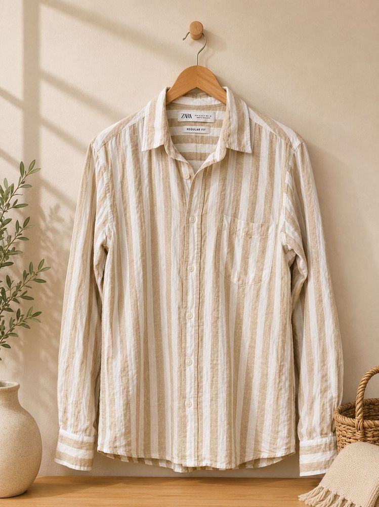 Men's Striped Regular Fit Shirt