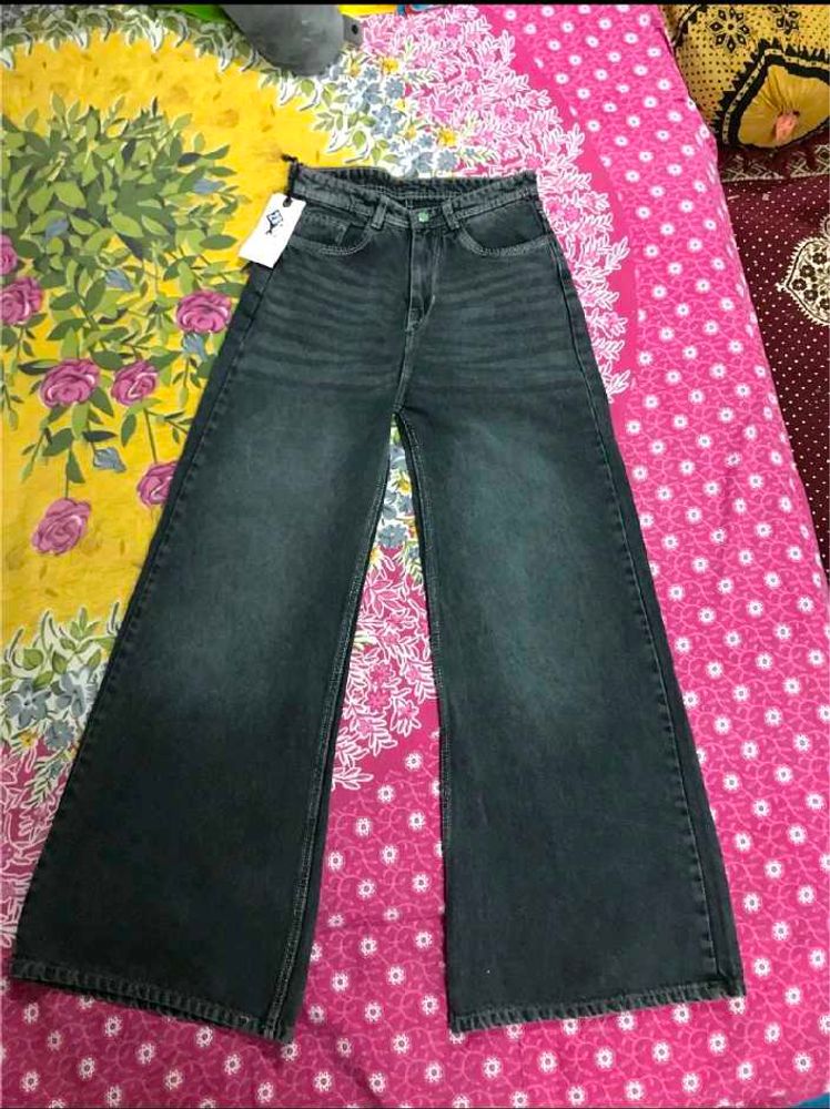 Wide Leg Dark Wash Jeans