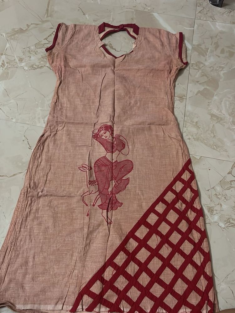 Beautiful Pink Ethnic Kurta