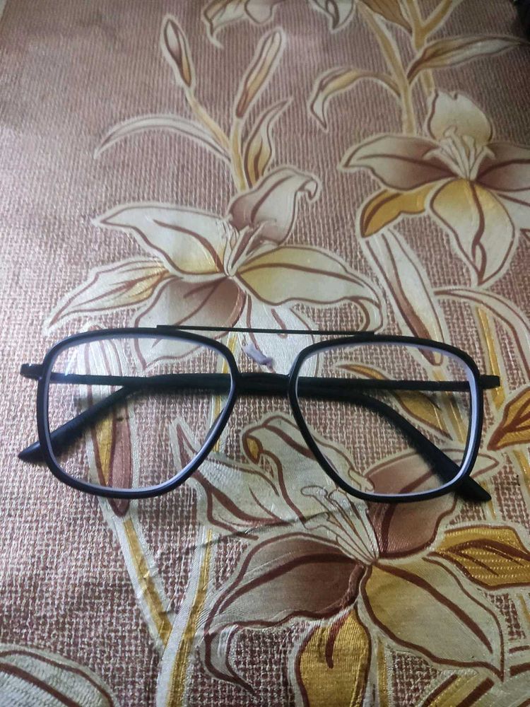 Stylish Black Square Frame Glasses