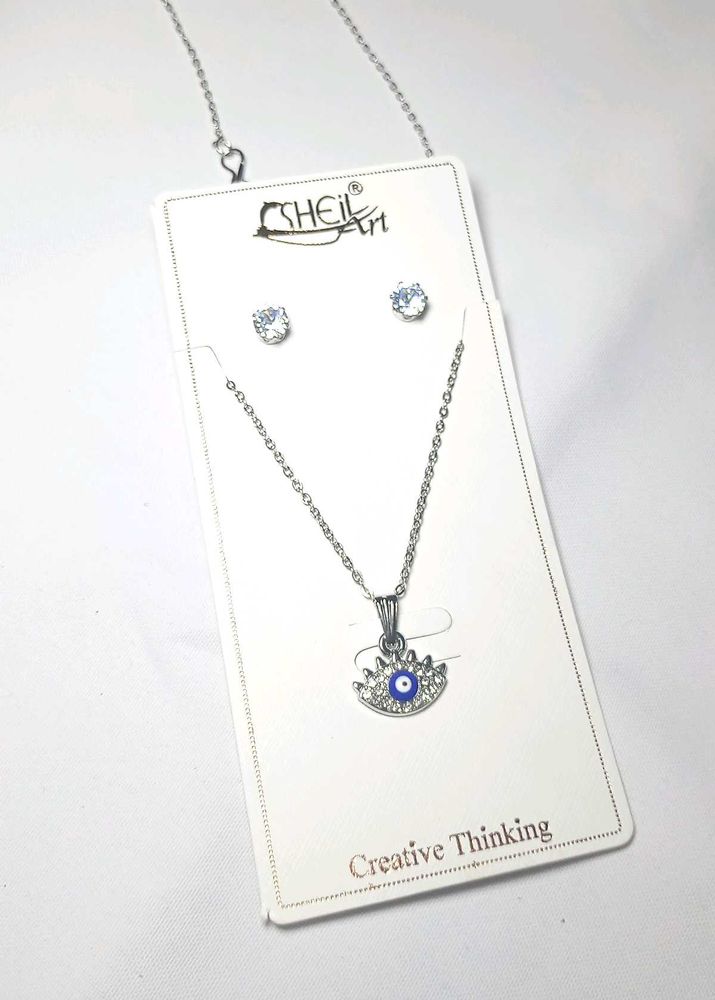Evil Eye Necklace set
