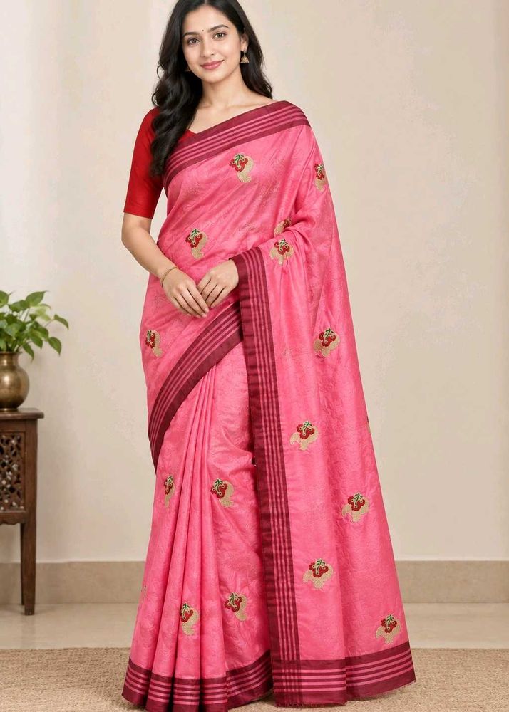combo of 2 saree in pink colour