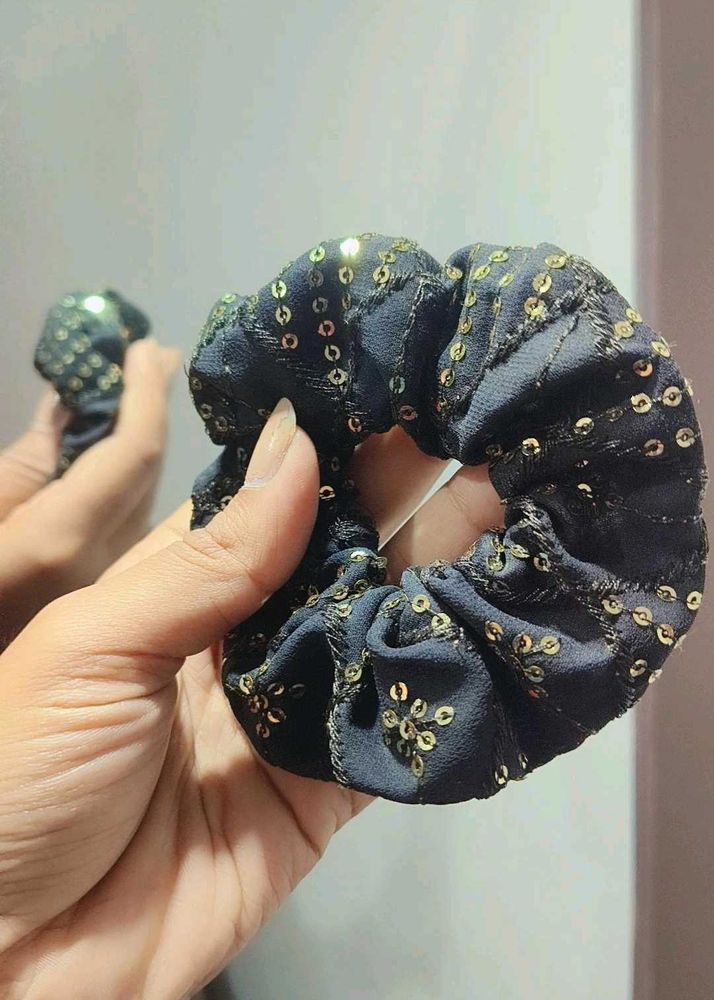 Sequin Scrunchie - Trendy Hair Accessory