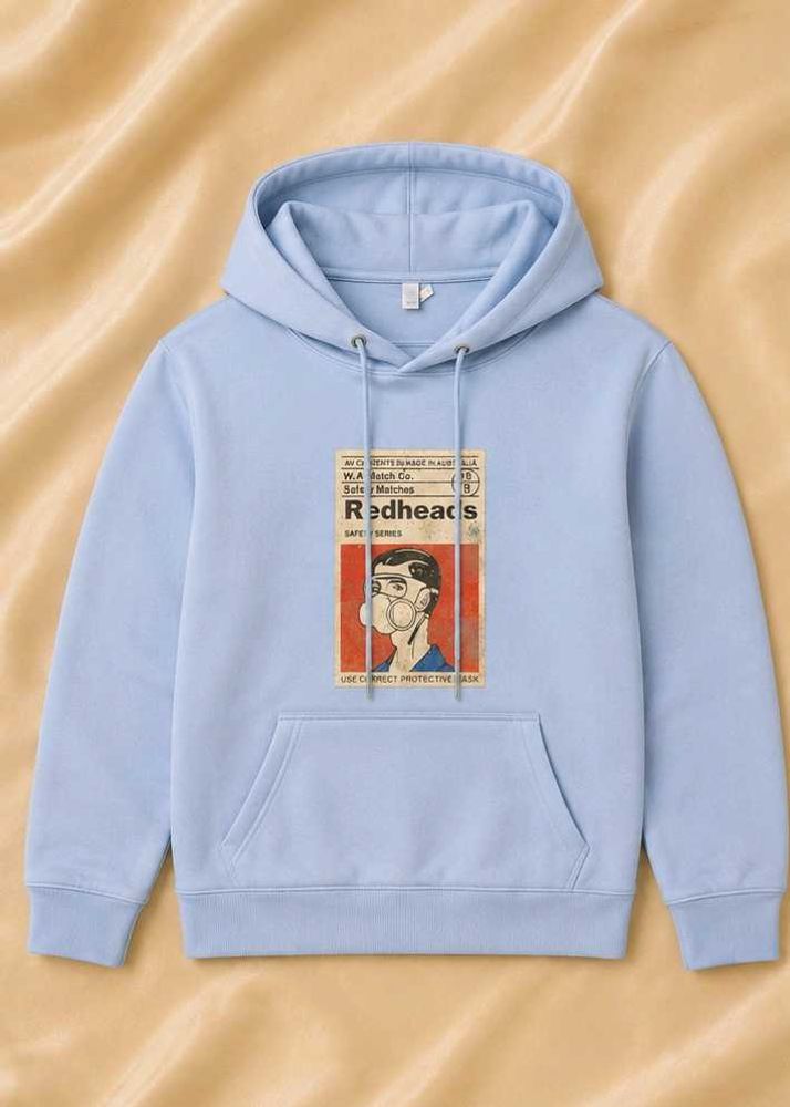 Blue Graphic Hoodie