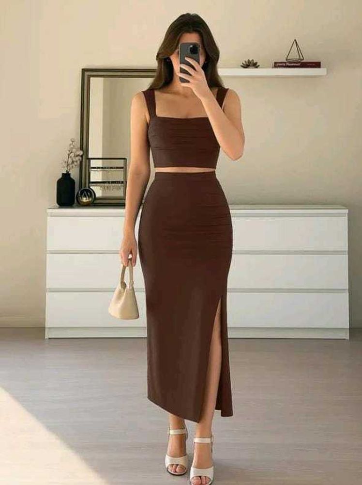 Chic Brown Co-ord Set