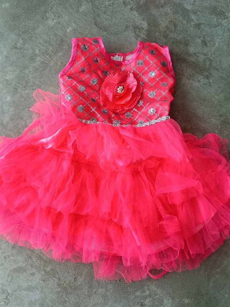 Sparkling Pink Party Dress