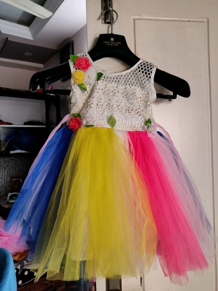 Multi Colour Baby Frock