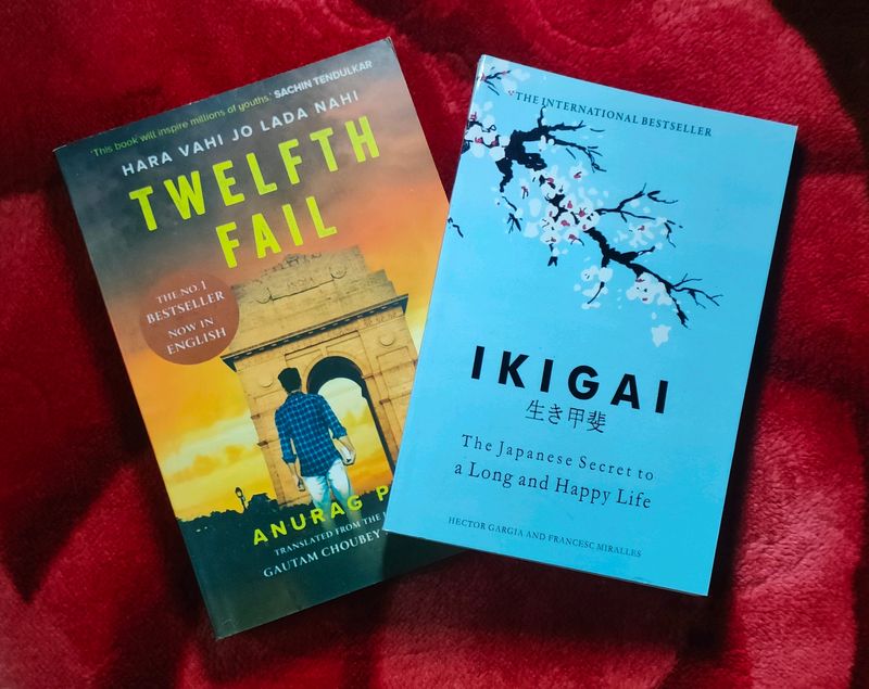 NRB HUB BOOKS SALE: Ikigai &amp; Twelfth Fail Combo