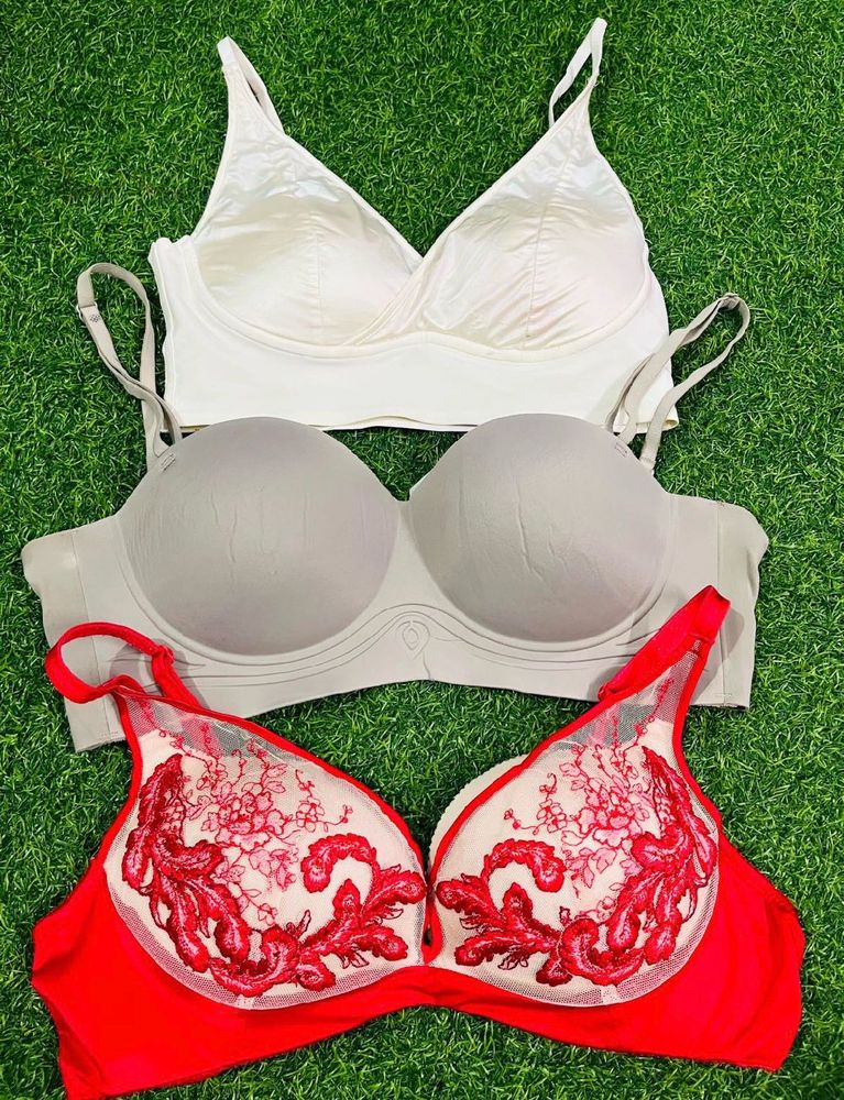Lace &amp; Padded Bras - Set of 8