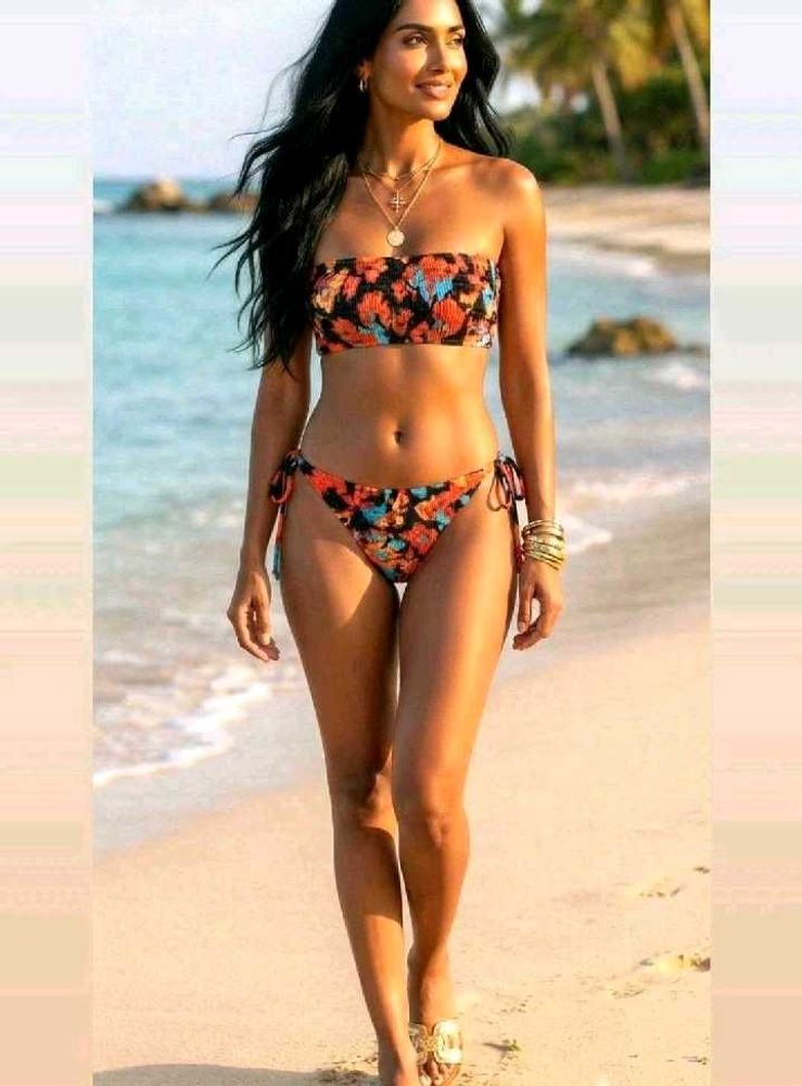 Stylish beach top &amp; bottom