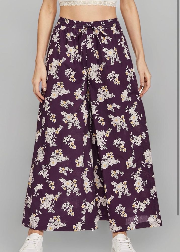 Floral Print Palazzo Pants