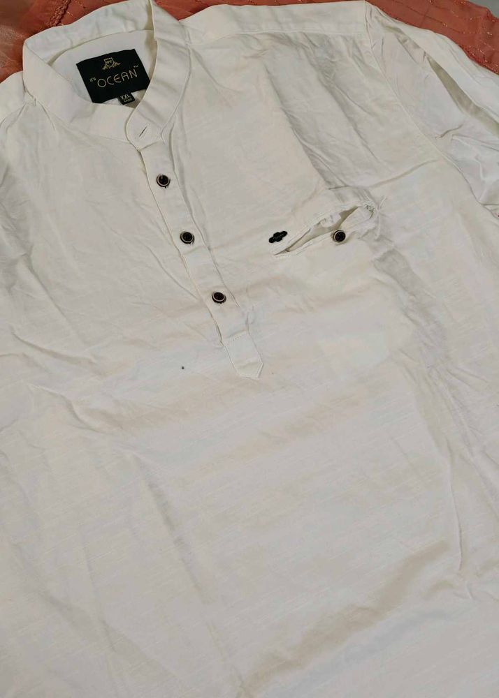 Men's White Kurta