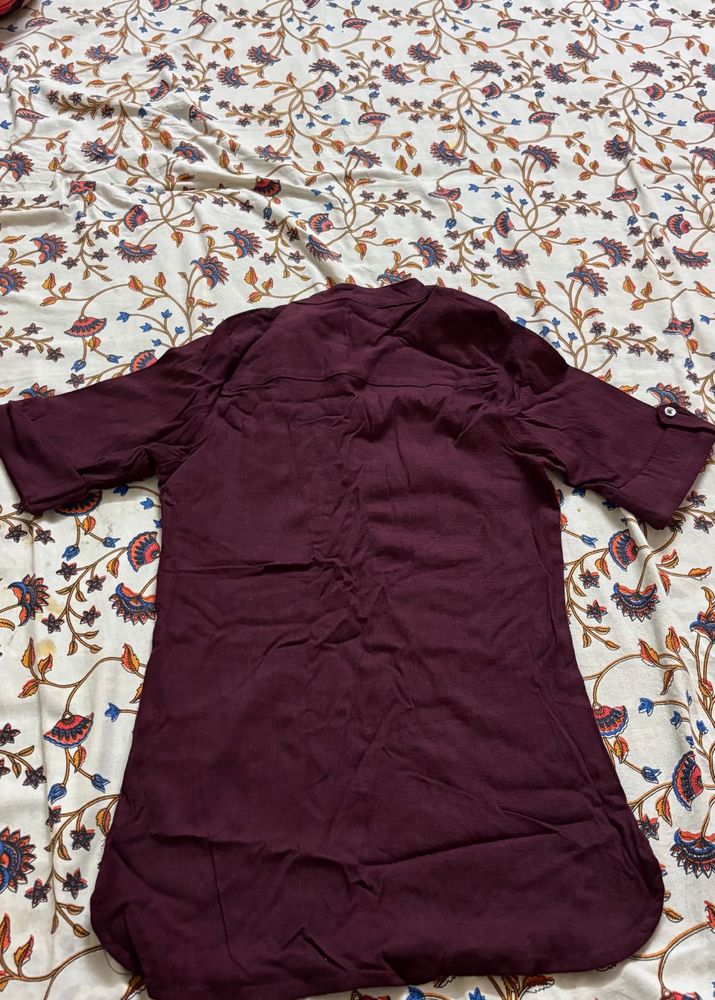 Maroon Cotton top
