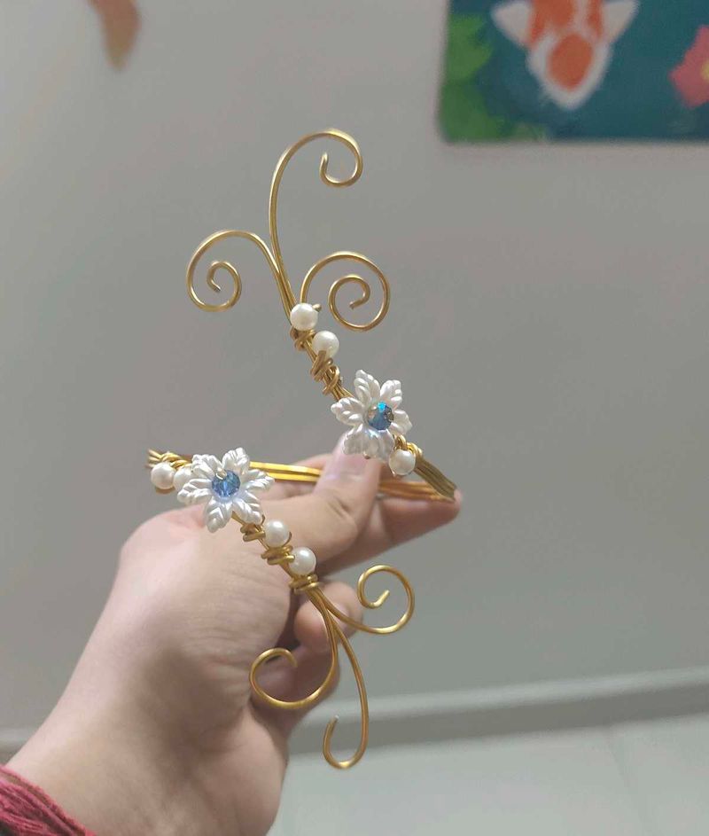 Floral fairy arm cuff