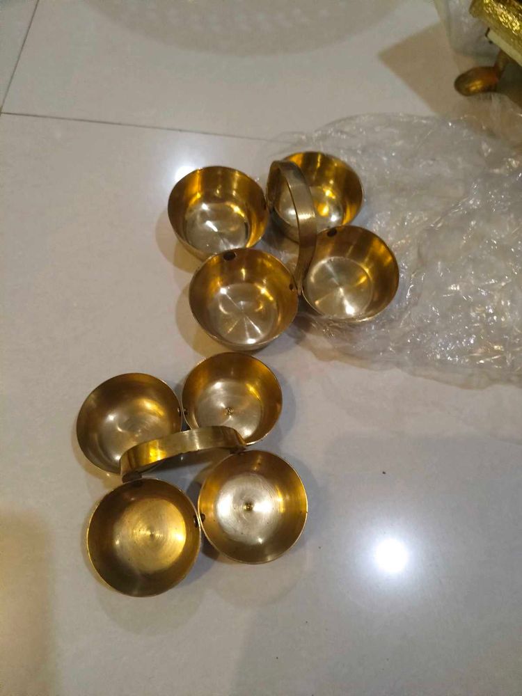 Set of two  Brass Bowls