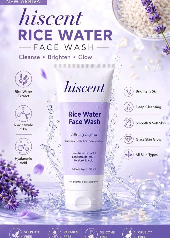 Hiscnet Rice Water Face Wash
