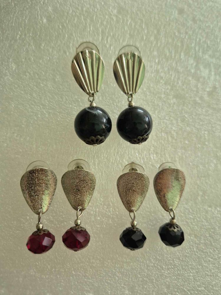 Chic Drop Earrings Set - Unused