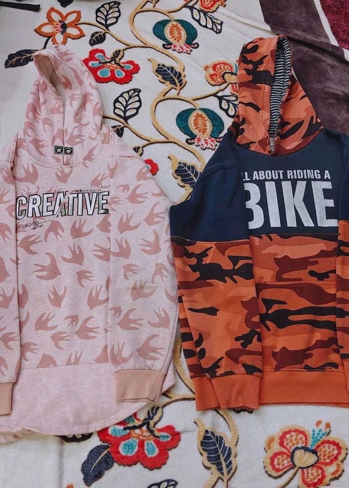 Two comfortable and stylish Hoodies