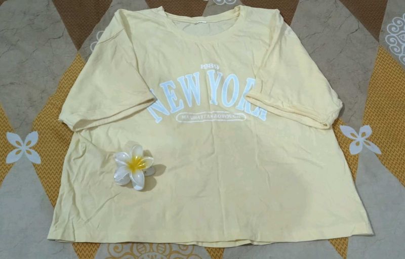 Yellow New York Graphic Tee