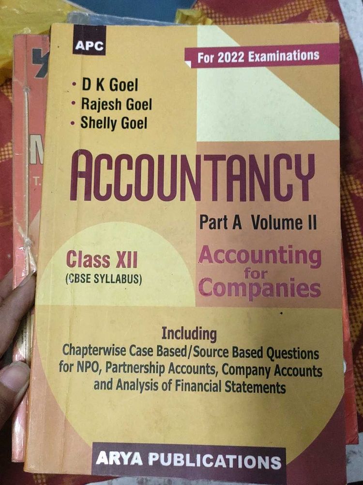 Accountancy Class XII Part A Vol II
