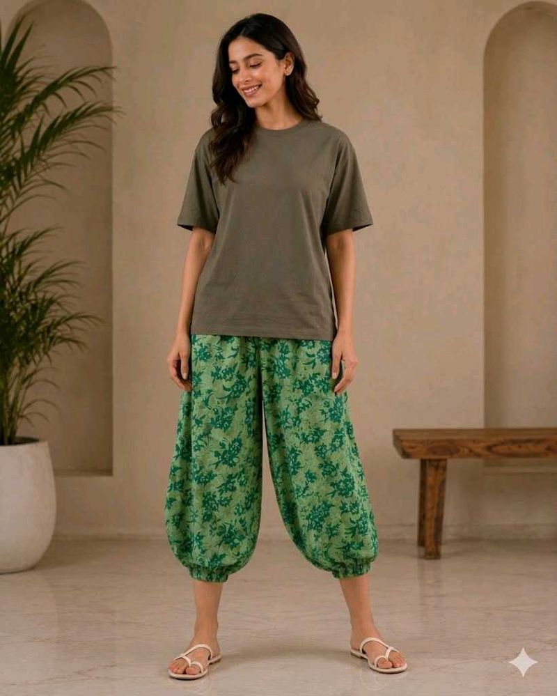 Tshirt Harem Pants co-ord set