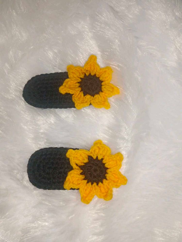 Sunflower Hair Clips - Adorable!