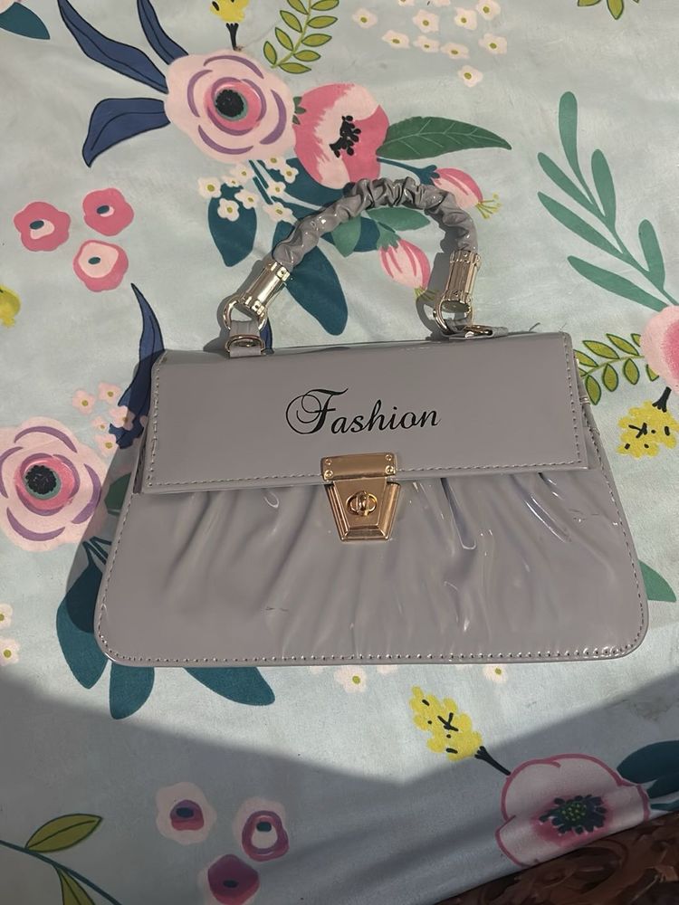 Chic Gray "Fashion" Clutch Bag