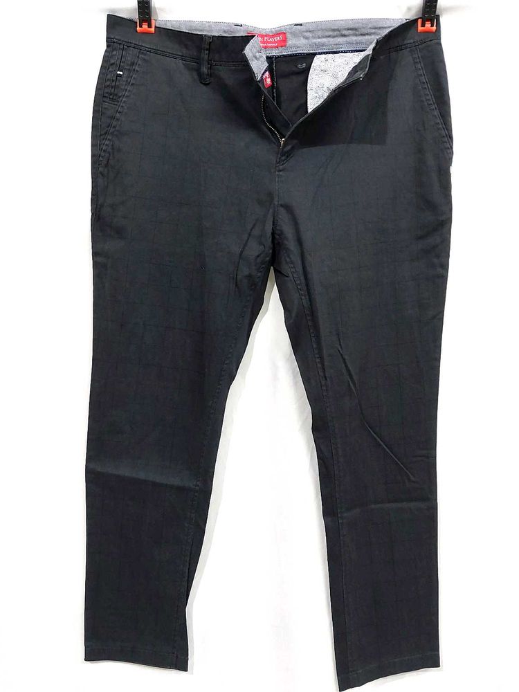 Men's Black Casual Trousers