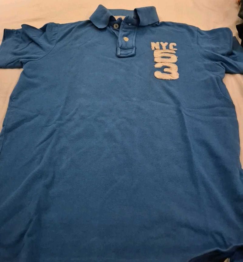 Tshirt Polo Blue