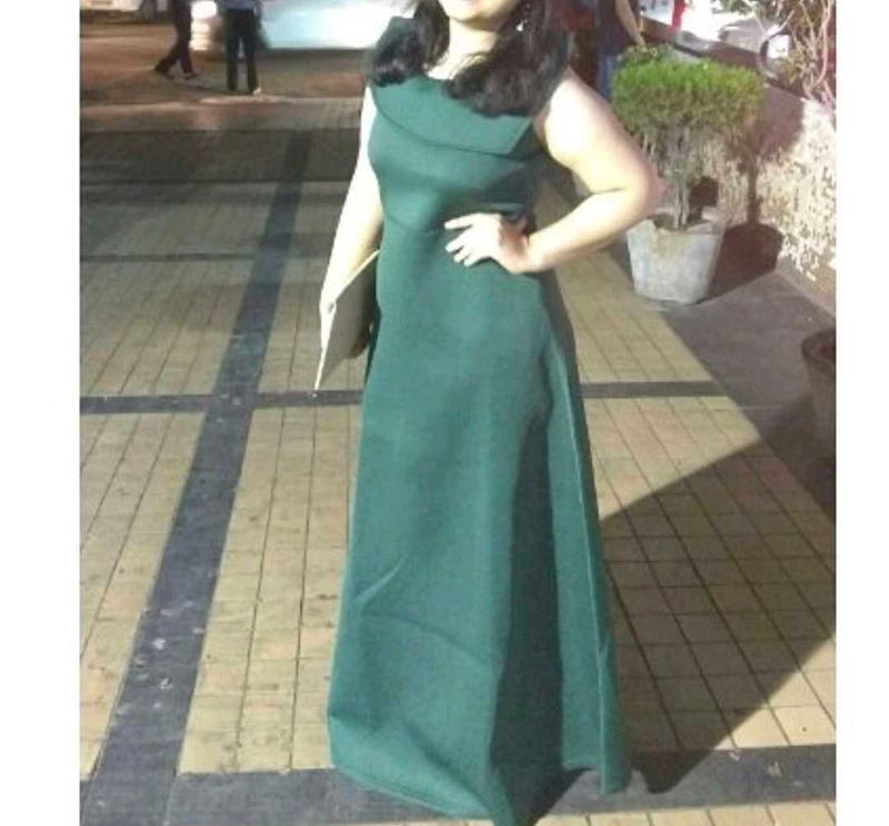 Elegant Green Maxi Dress
