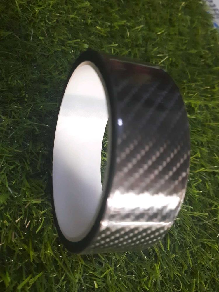 💥 Hi-gloss black carbon  fiber door edge guard fo