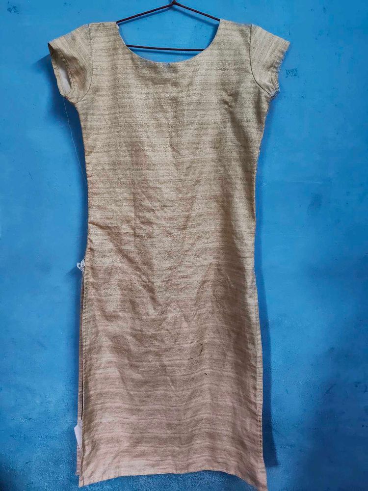 Elegant Beige Textured Blouse
