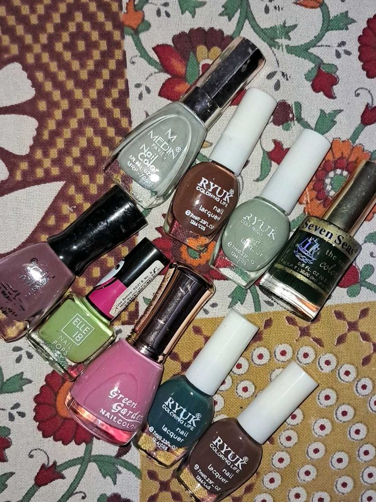 Assorted Nail Polish Collection